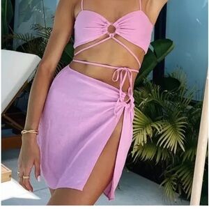White Fox Boutique Pink Set XS